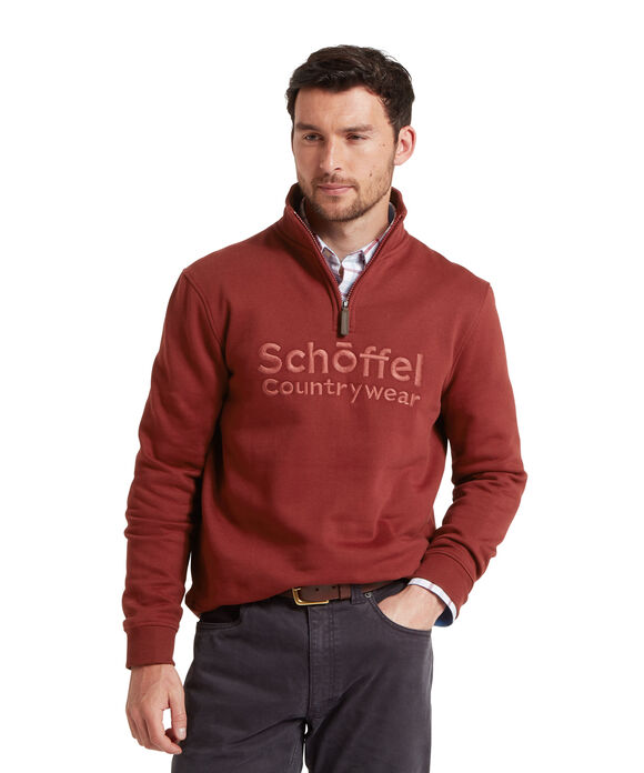 Schoffel Bude Sweatshirt: Redwood