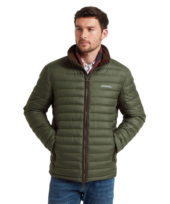 Schoffel Hallaton Down Jacket: Woodland