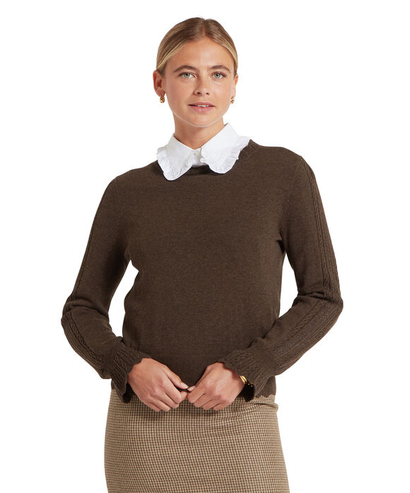 Schoffel Leyburn Jumper: Chocolate