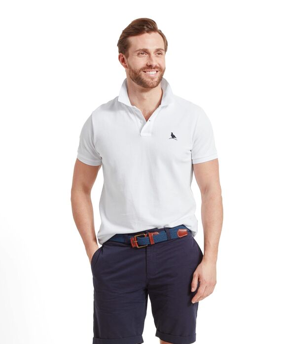 Schoffel St Ives Polo Shirt: White