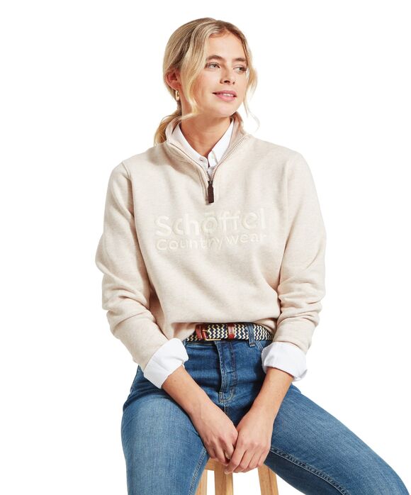 Schoffel St Issey Sweatshirt: Oatmeal