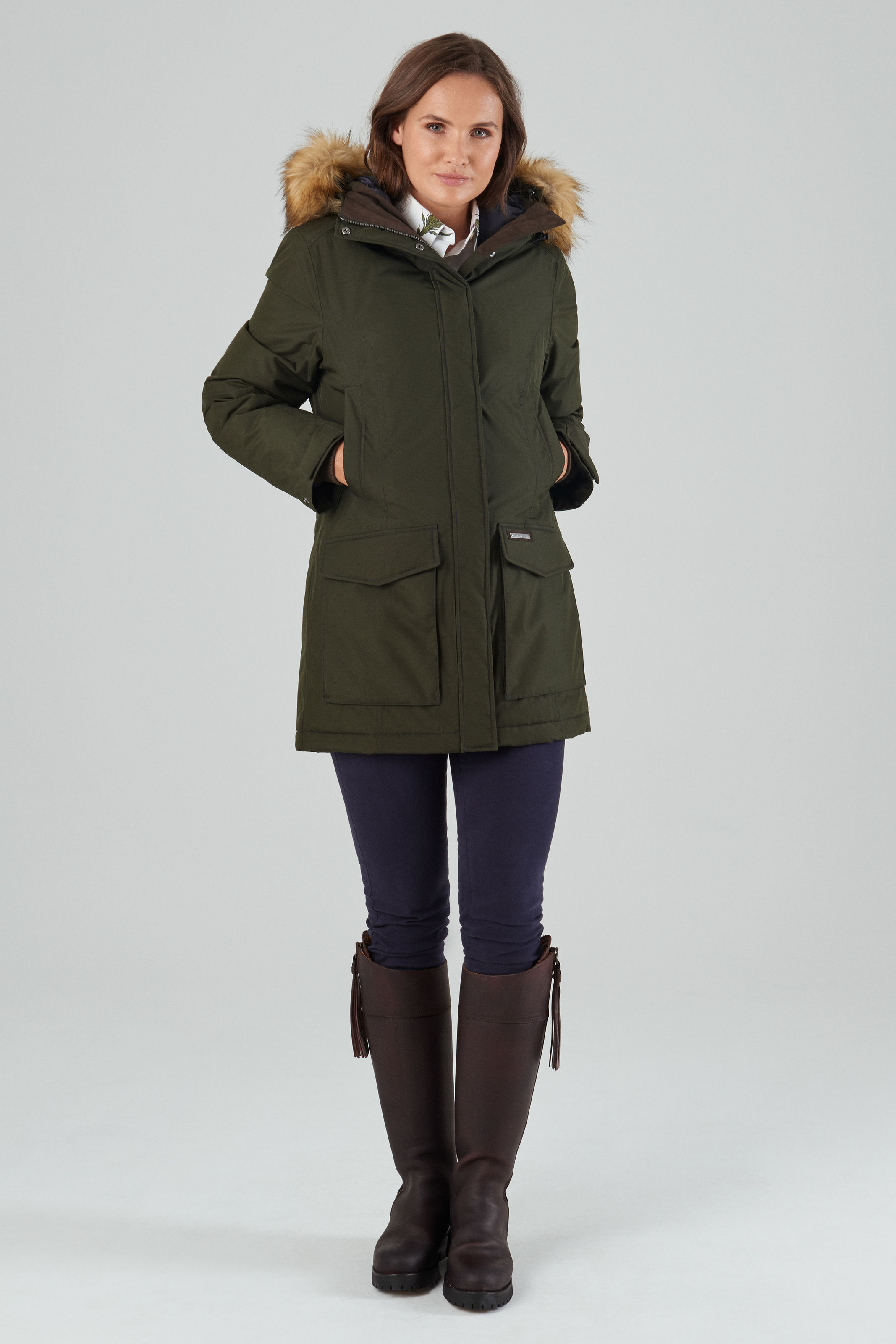 schoffel bedale down coat