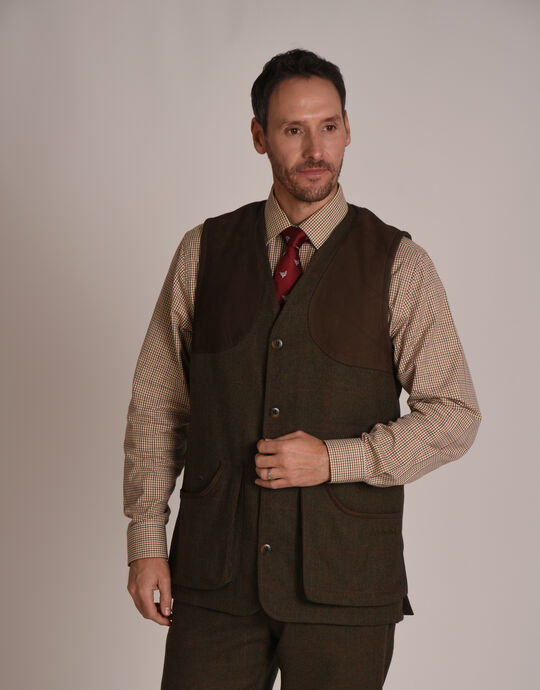 Schoffel Ptarmigan Tweed Waistcoat for Him: Save 28%!