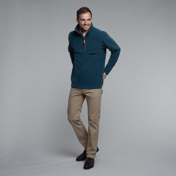 Schoffel Berkeley 1/4 Zip Fleece: Dark Teal