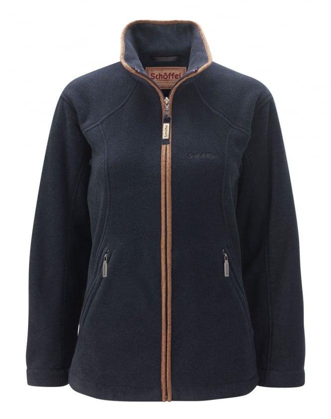 Schoffel Burley II Fleece Jacket: Navy - Main Image
