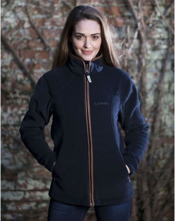 Schoffel Burley II Fleece Jacket: Navy