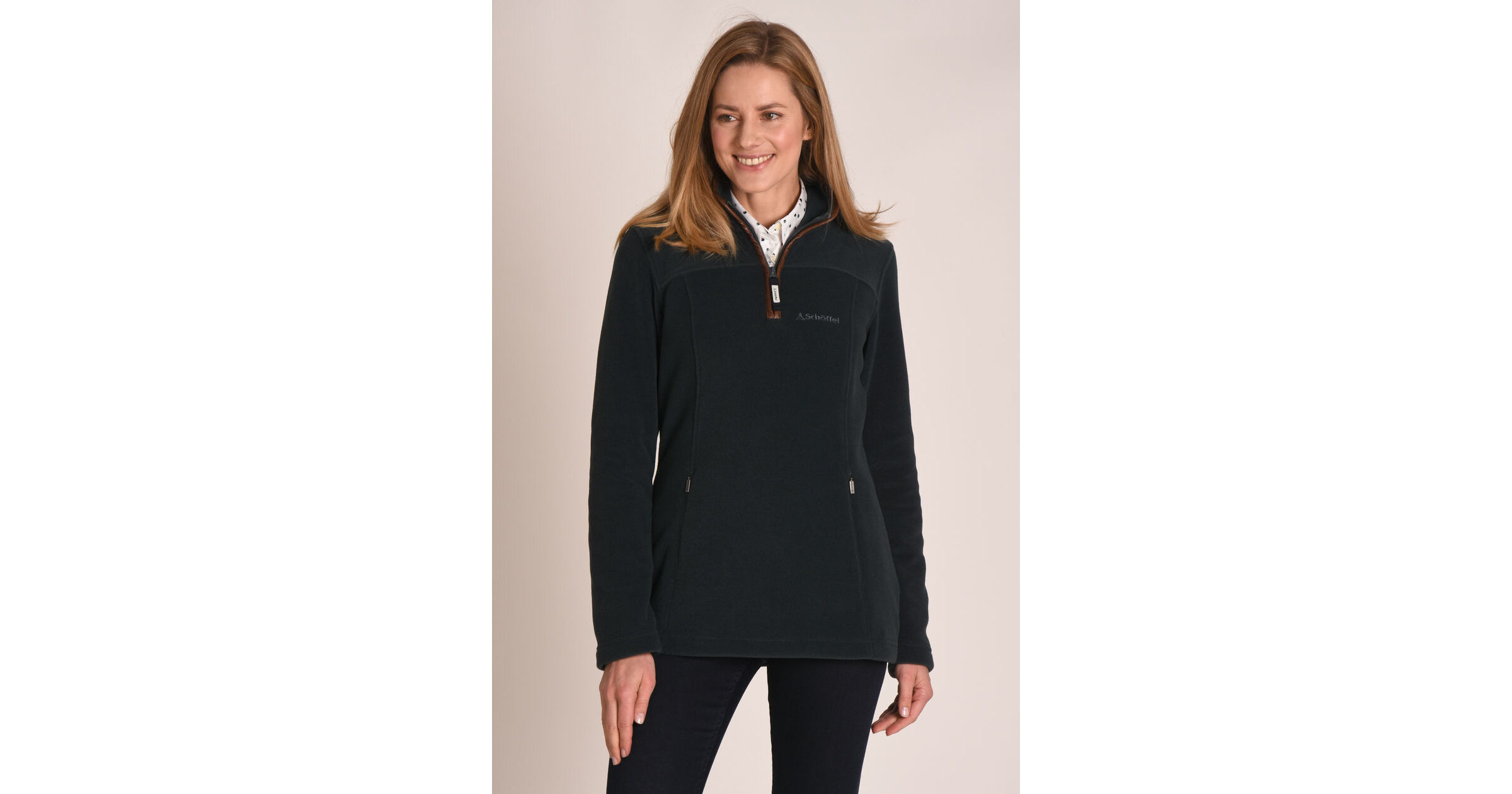 Schoffel Tilton 1/4 Zip Fleece Kingfisher