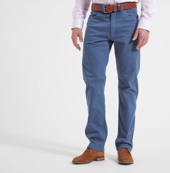 Schoffel Canterbury Jeans: Slate Blue