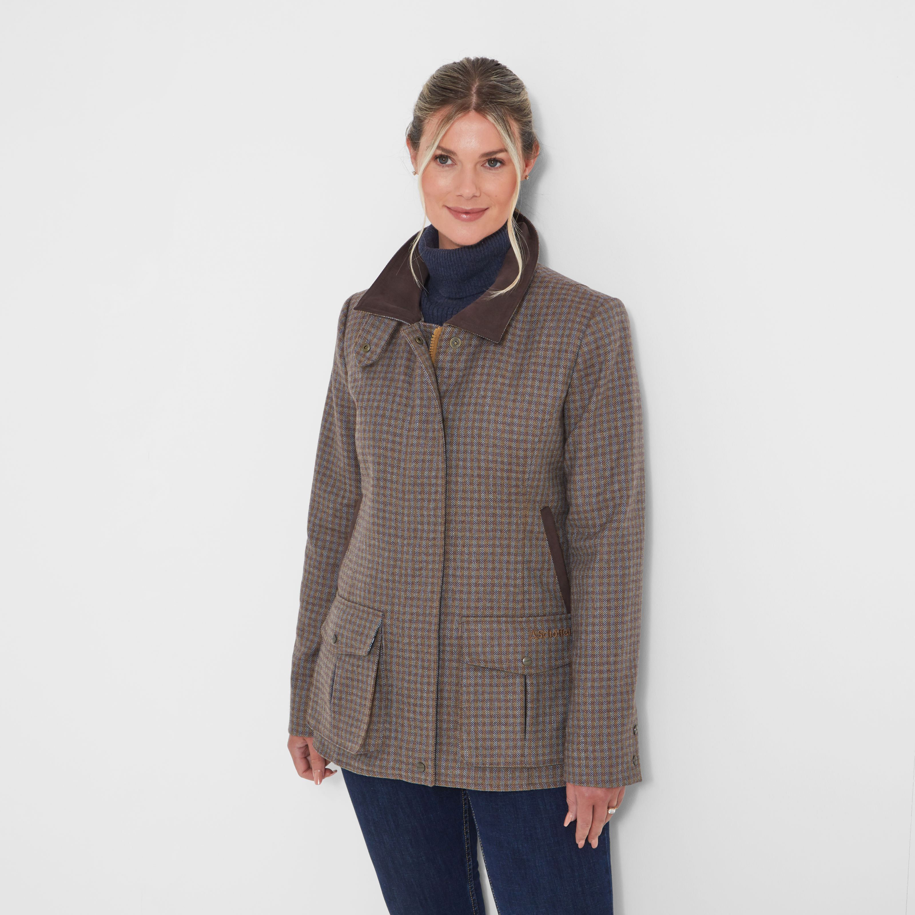 Barbour on sale jacket tweed