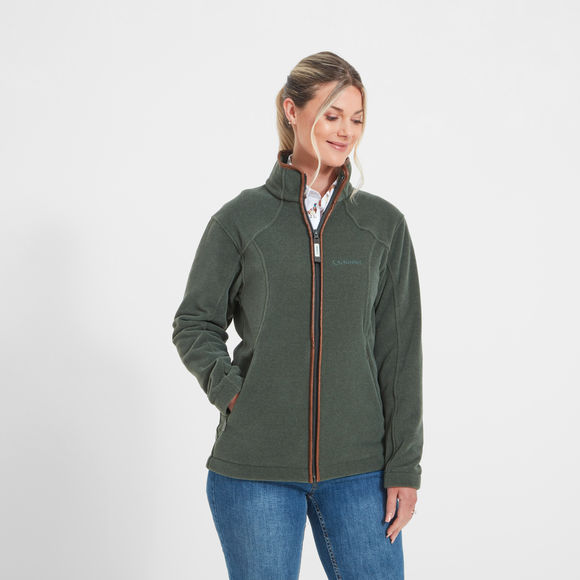 Schoffel Burley Fleece Jacket: Cedar Green