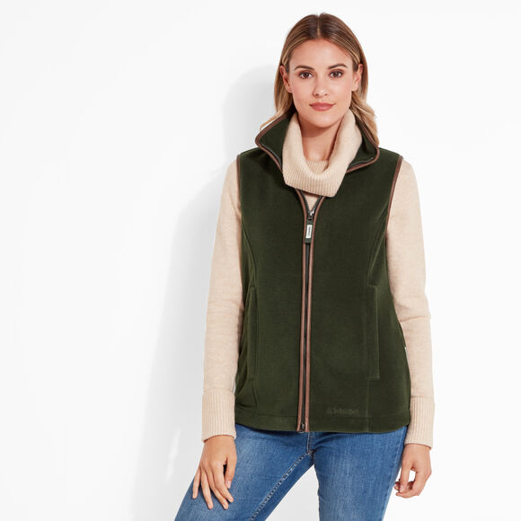 Schoffel Lyndon II Fleece Gilet: Forest
