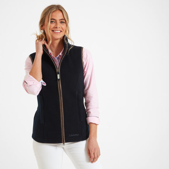 Schoffel Lyndon II Fleece Gilet: Navy