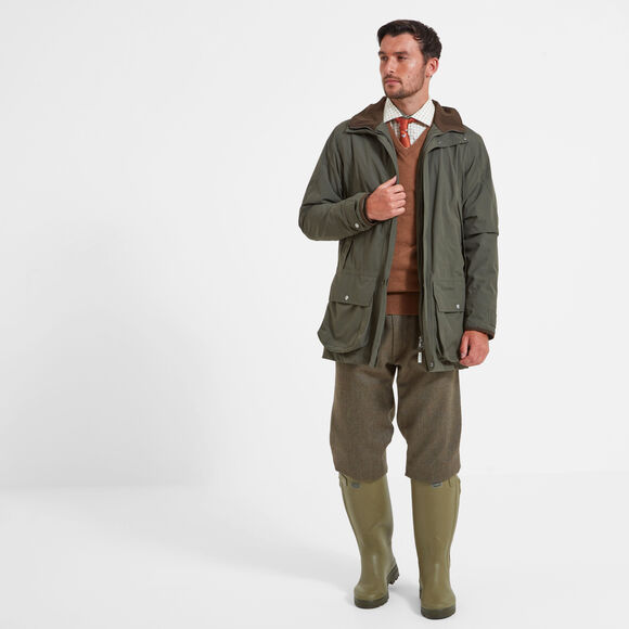 Schöffel Ptarmigan Ultralight Coat: Dark Olive