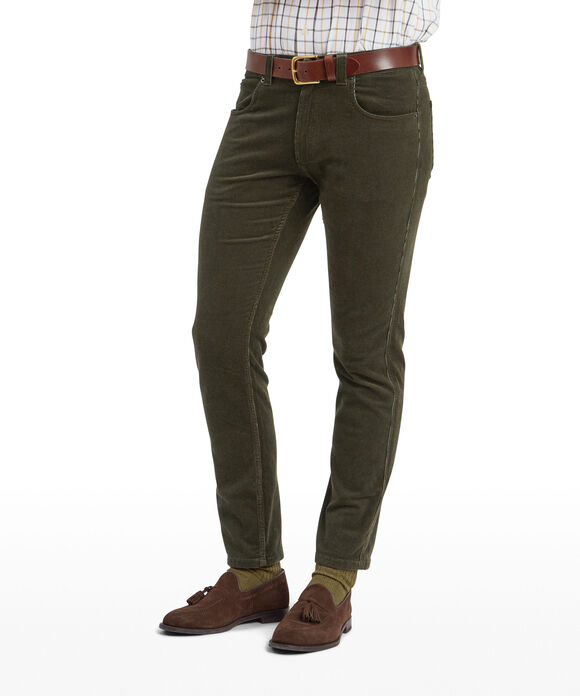 Schoffel Camden Cord Trousers: Forest