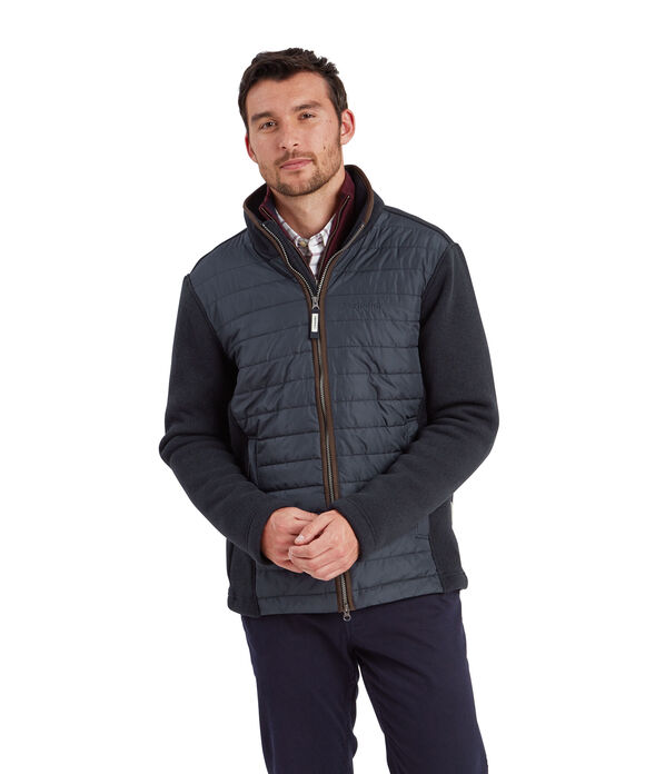 Schoffel Cottesmore Hybrid Jacket: Petrol Blue