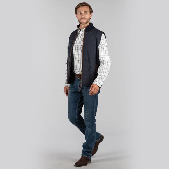 Schoffel Hybrid Aerobloc Gilet: Navy