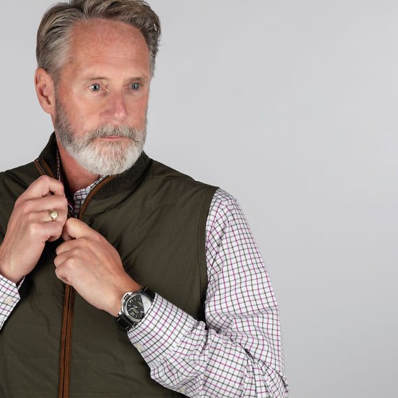 Schoffel Hybrid Aerobloc Gilet: Loden Green