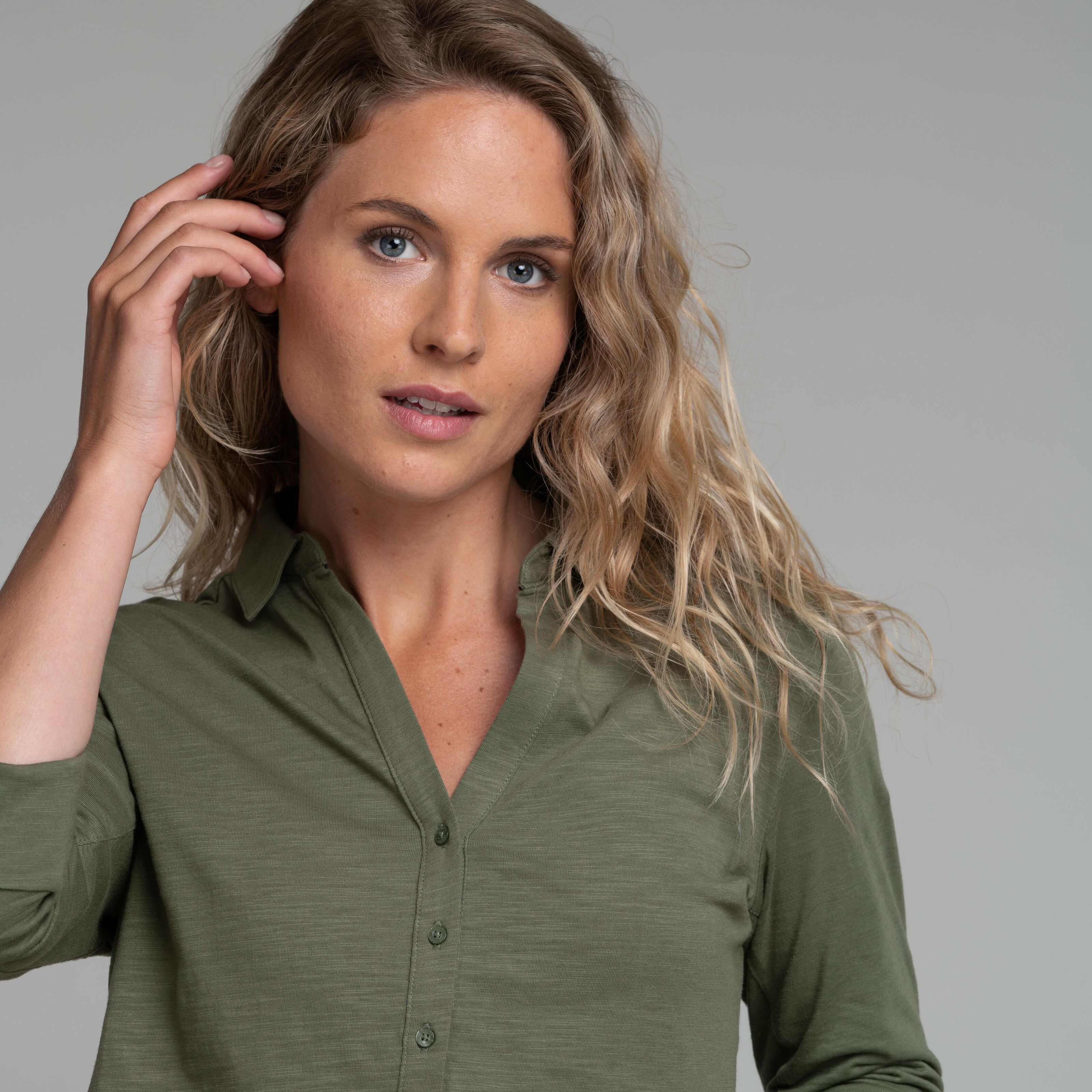 Schoffel Mill Bay Shirt: Cedar Green