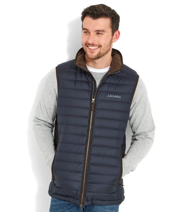 Schoffel Bowden Down Gilet: Navy