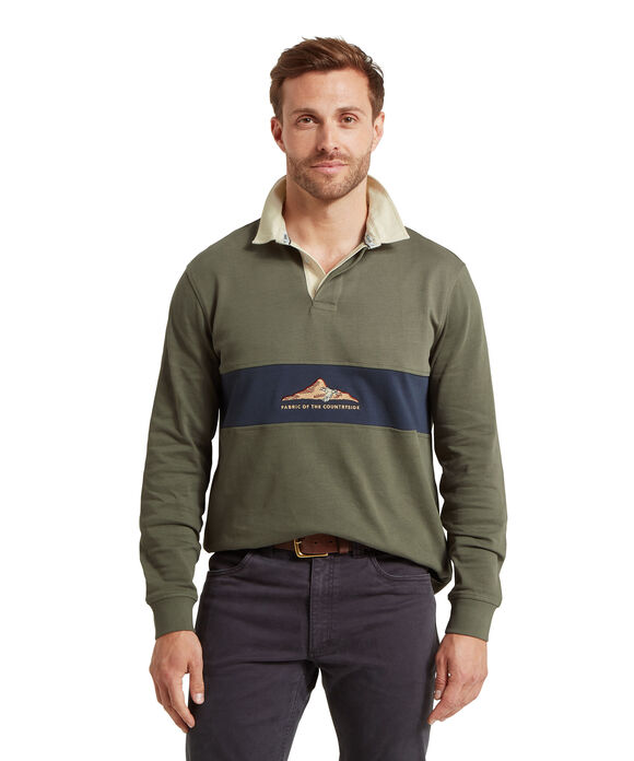 Schoffel Saunton Rugby Top: Beetle Green