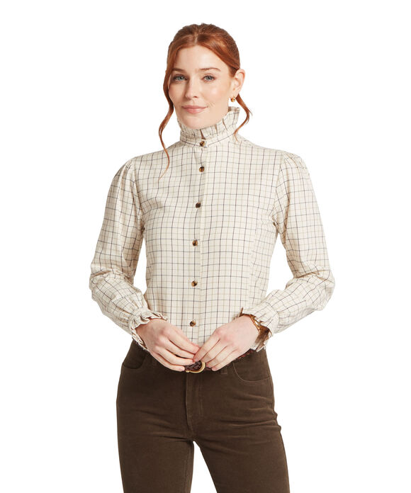 Schoffel Sheringham Shirt: Beetroot Check
