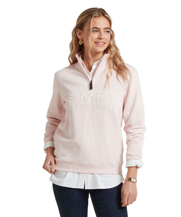 Schoffel St Issey Sweatshirt: Mauve Blush