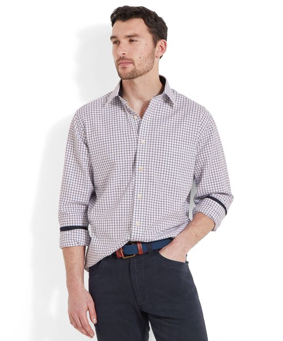 Schoffel Cambridge Classic Shirt: Dark Navy