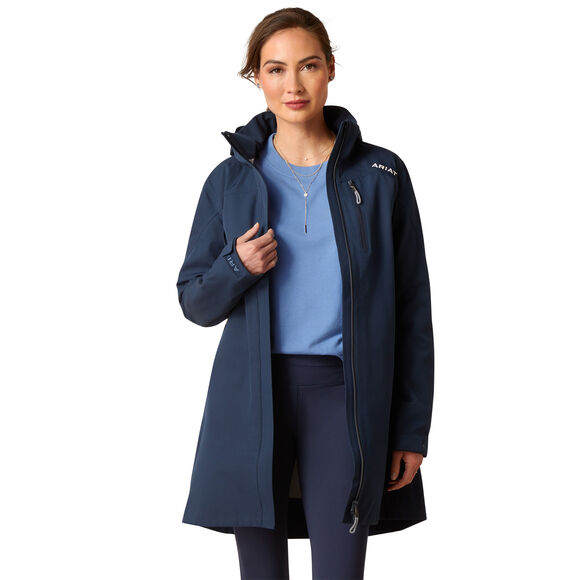 Ariat Coastal Long Parka: Navy
